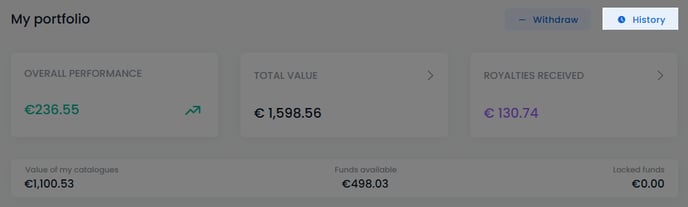 Portfolio - history